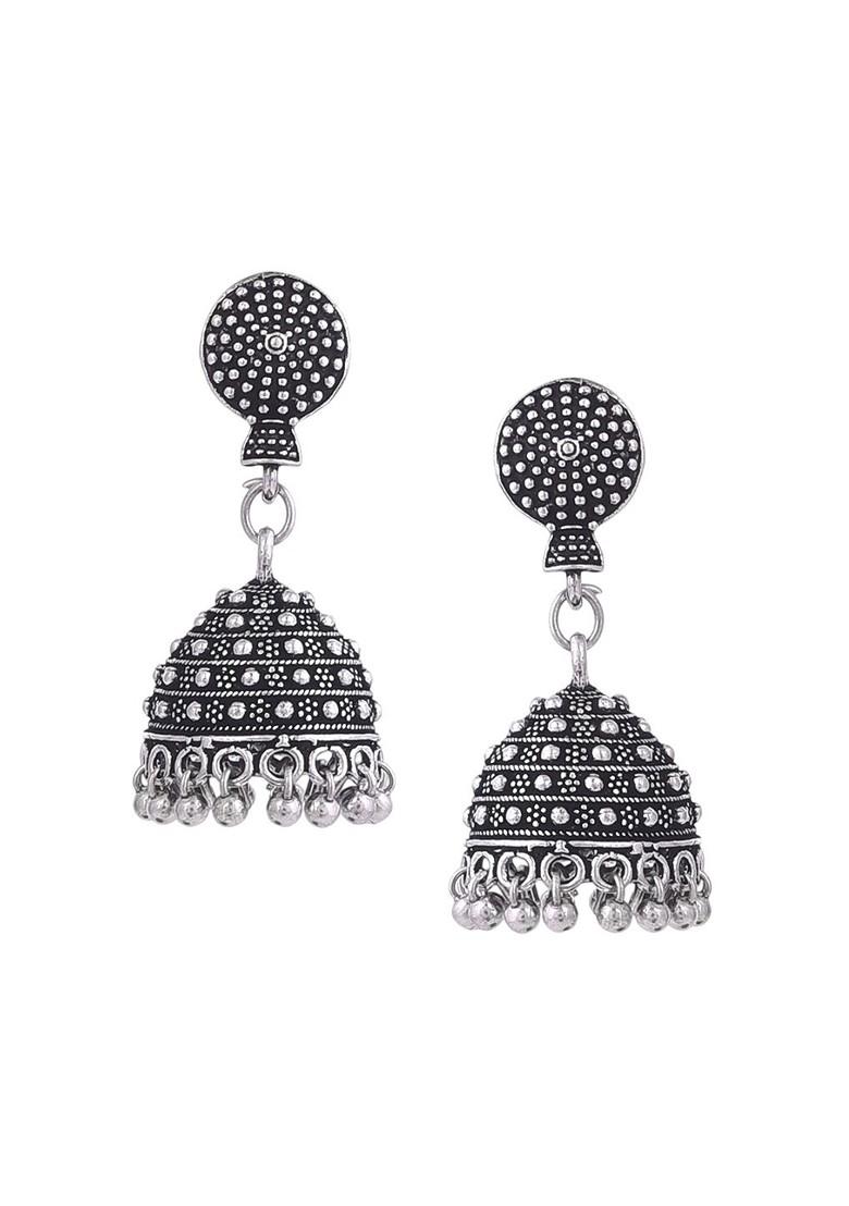 Silver Plated Oxidised Jewellery Set