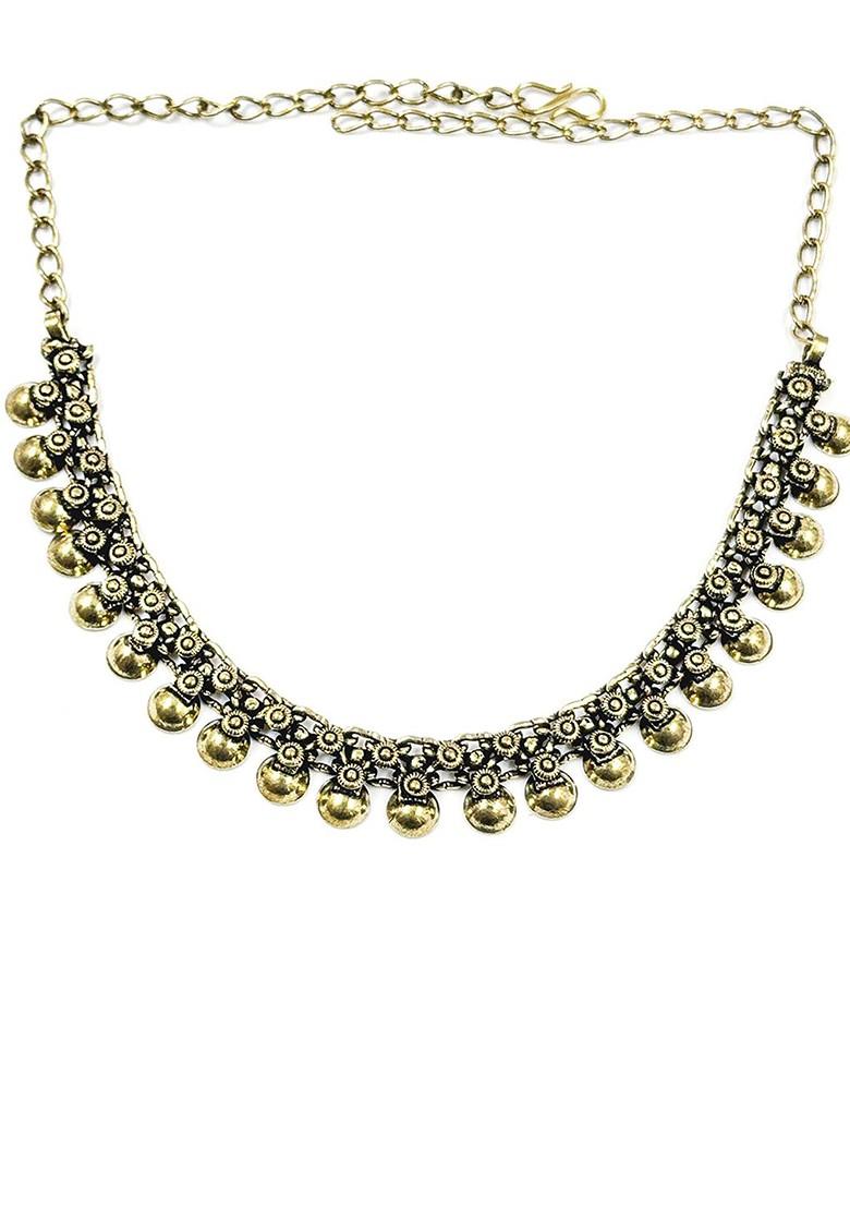 Gold Plated Oxidized Jewellery Set