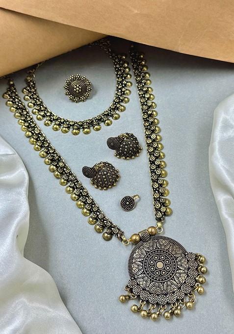 Gold Plated Jewellery Set