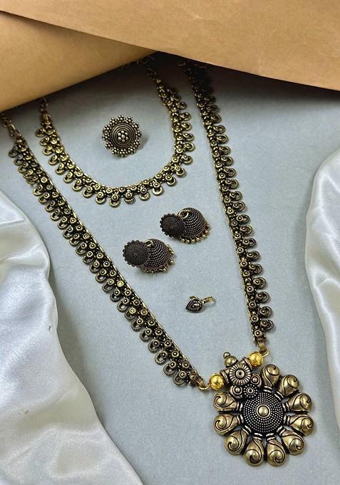 Gold Plated Jewellery Set