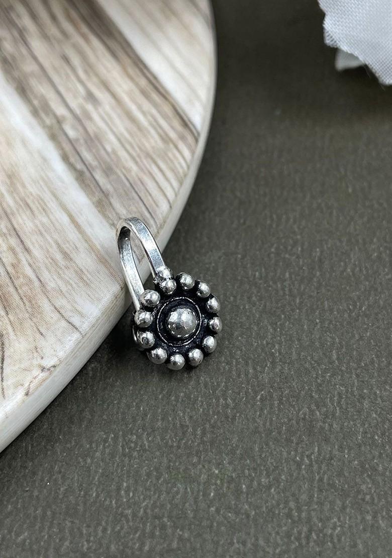 Silver Plated Oxidised Jewellery Set