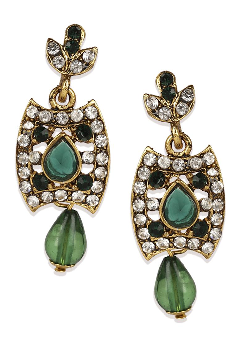 Designer Multi Strand Pearl Side Broach Necklace