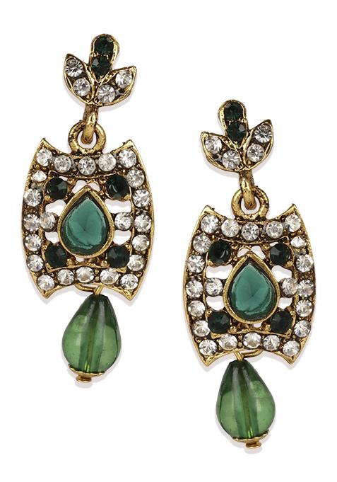 Designer Multi Strand Pearl Side Broach Necklace