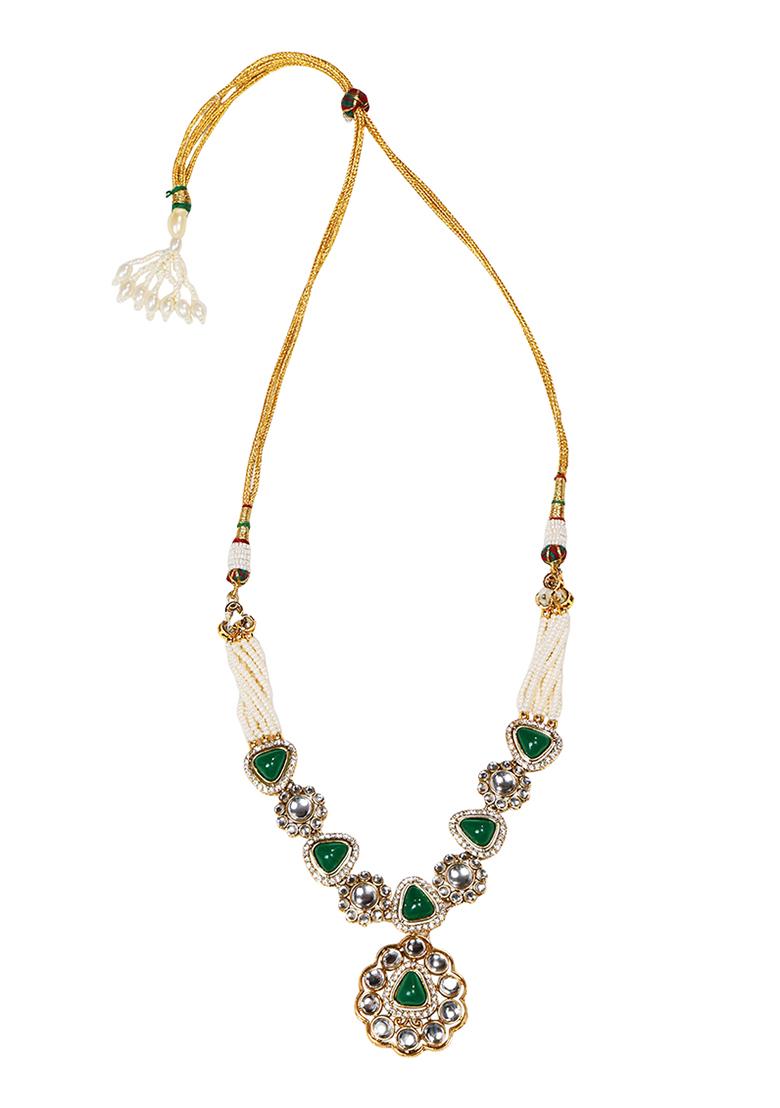 Multi For Women Colour Austrian Diamonds And Artificial Stones Choker Necklace Earring