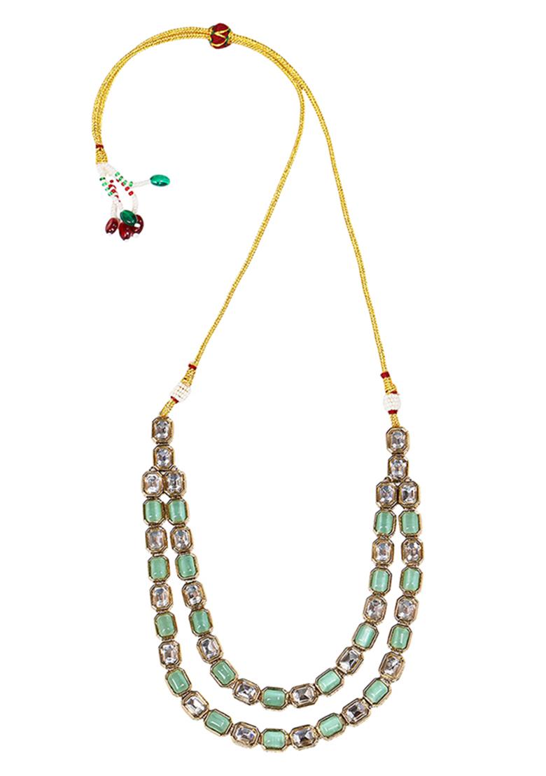 Gold Plated Indian Ethnic Kundan Pearl Fancy Bridal Traditional Choker Necklace Jewellery Set