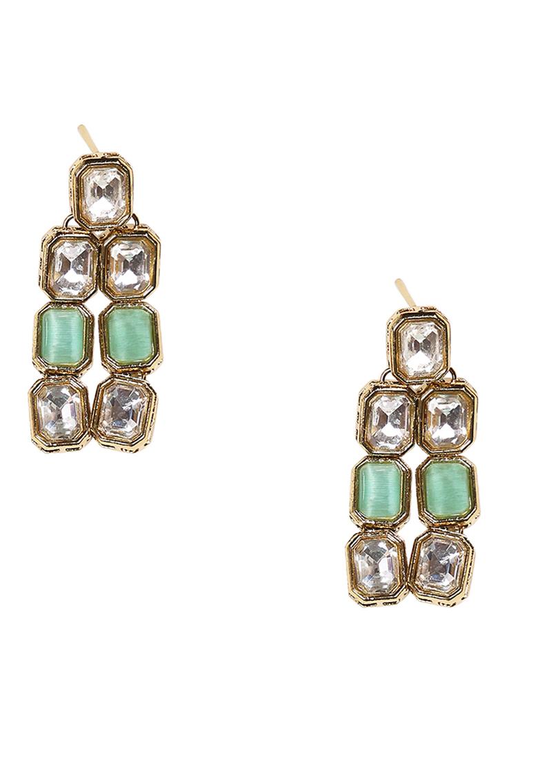 Gold Plated Indian Ethnic Kundan Pearl Fancy Bridal Traditional Choker Necklace Jewellery Set