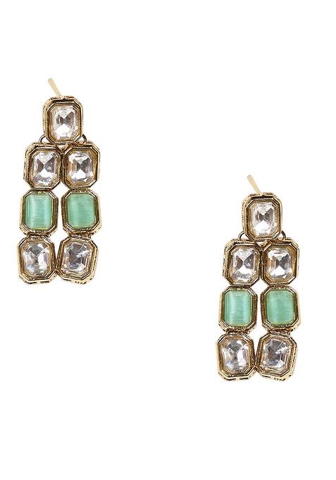 Gold Plated Indian Ethnic Kundan Pearl Fancy Bridal Traditional Choker Necklace Jewellery Set