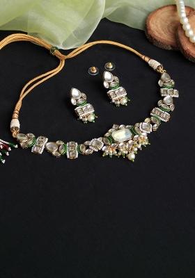 Divine Kundan Choker Set