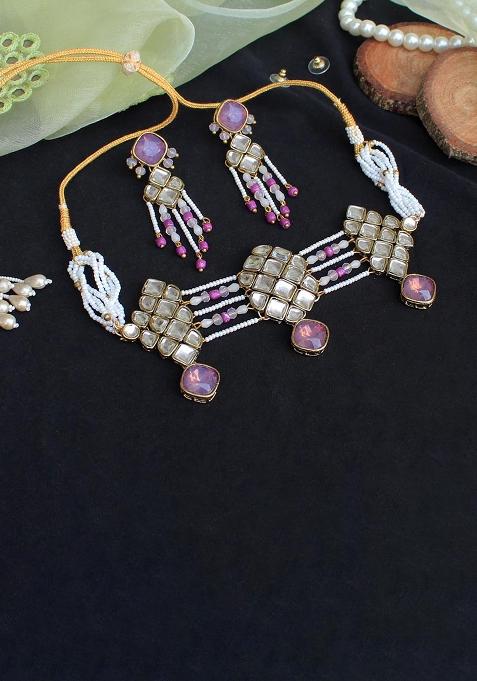 Kundan Paradise Choker Set