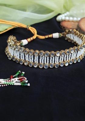 Graceful Pearl Kundan Choker