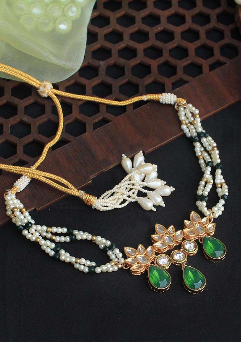 Ethnic Bling Choker - Indya