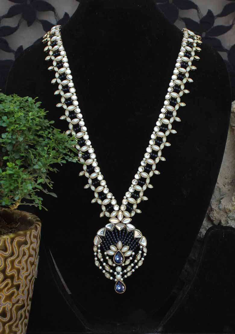 Blues Hues Long Necklace - Indya