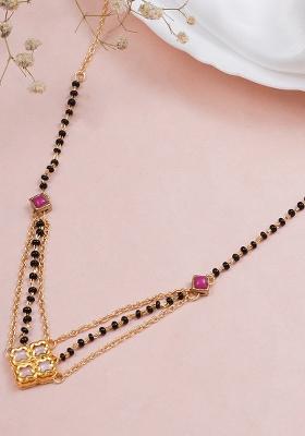 Quad Kundan Mangalsutra