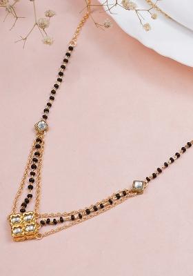 Quad Kundan Mangalsutra