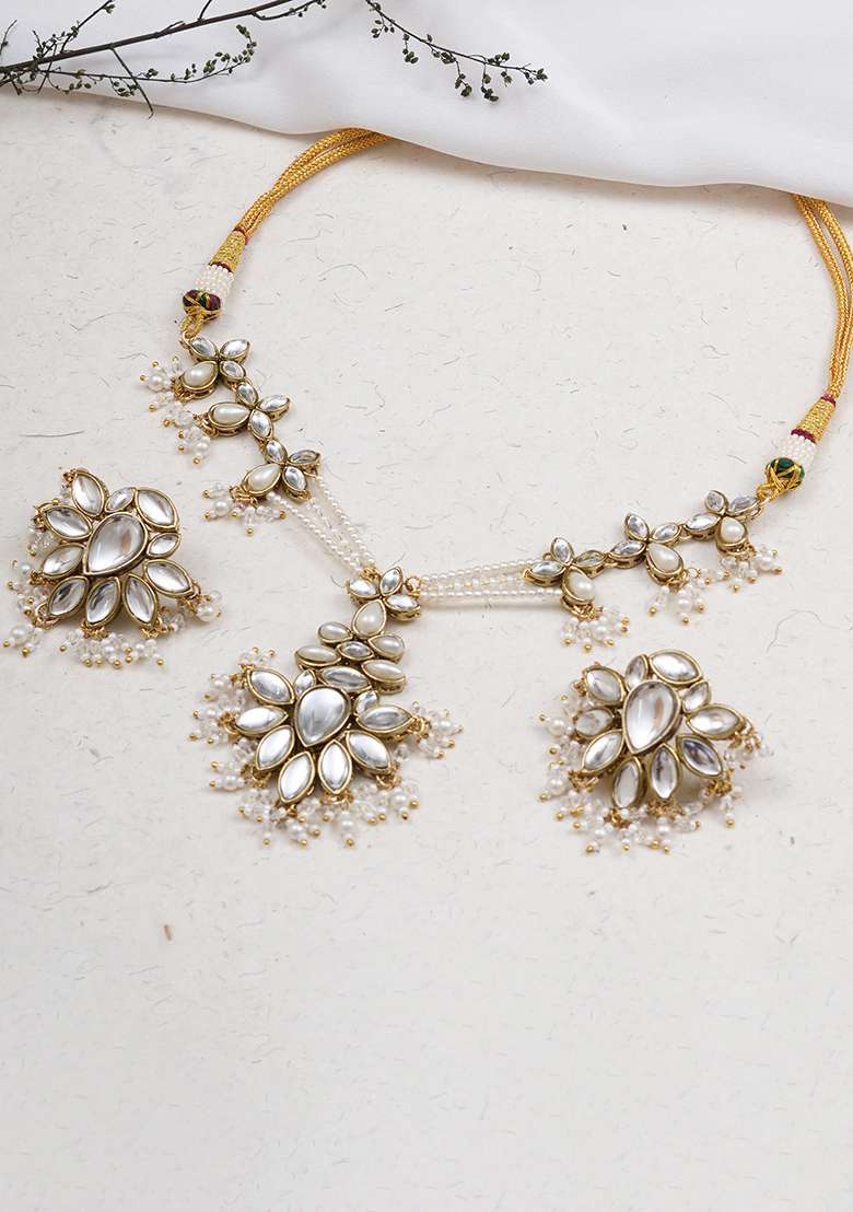 Floral Grace Choker Set - Indya
