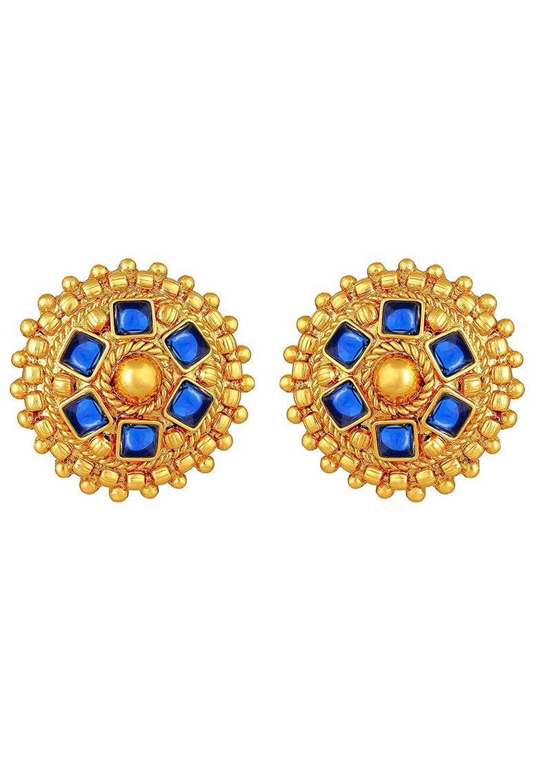 Blue Alloy Necklace Set