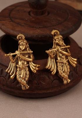 Golden Alloy Necklace Set