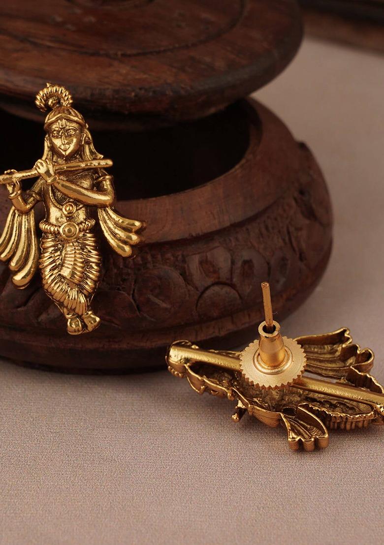 Golden Alloy Necklace Set