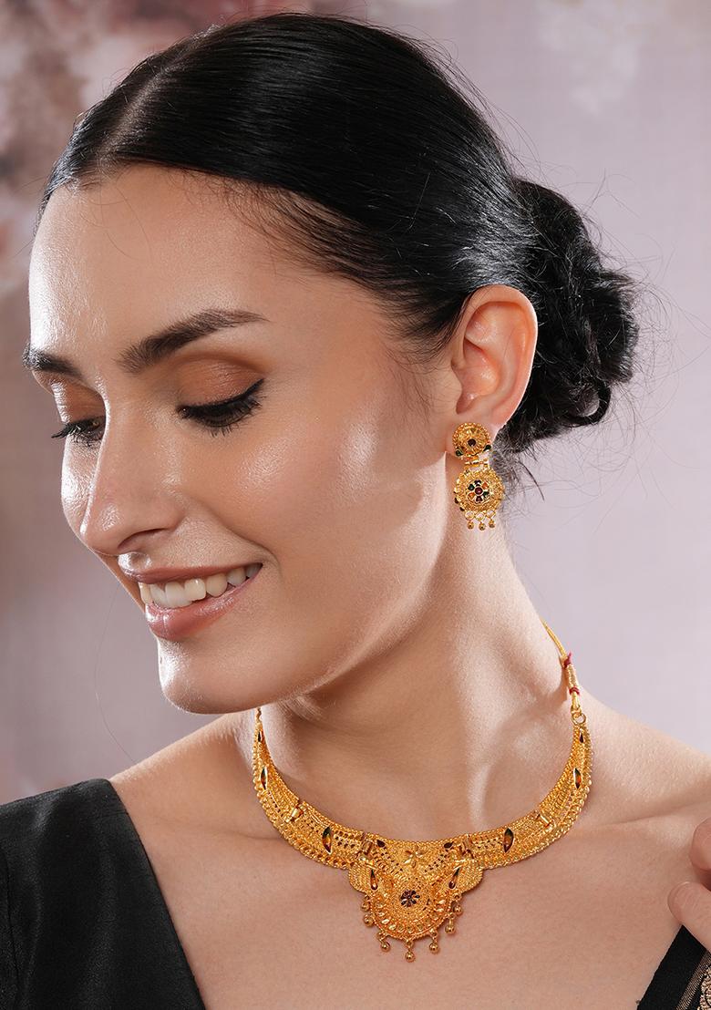 Gold Plated Handcrafted Jewellery Set