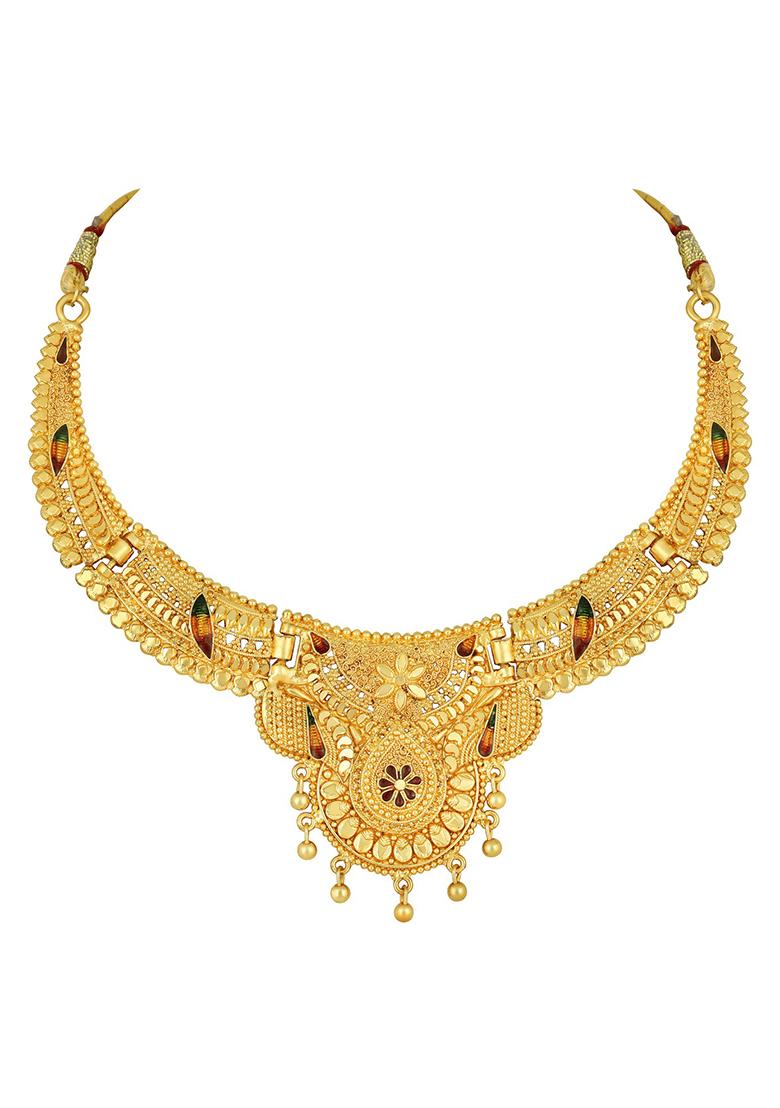 Gold Plated Handcrafted Jewellery Set