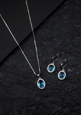 Silver Plated Pendant Set