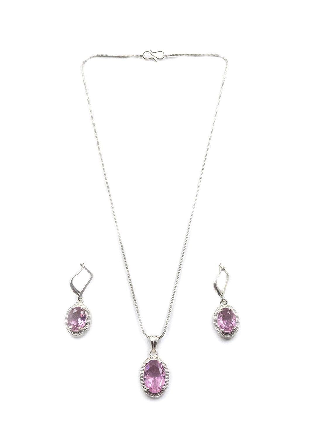 Silver Plated Pendant Set