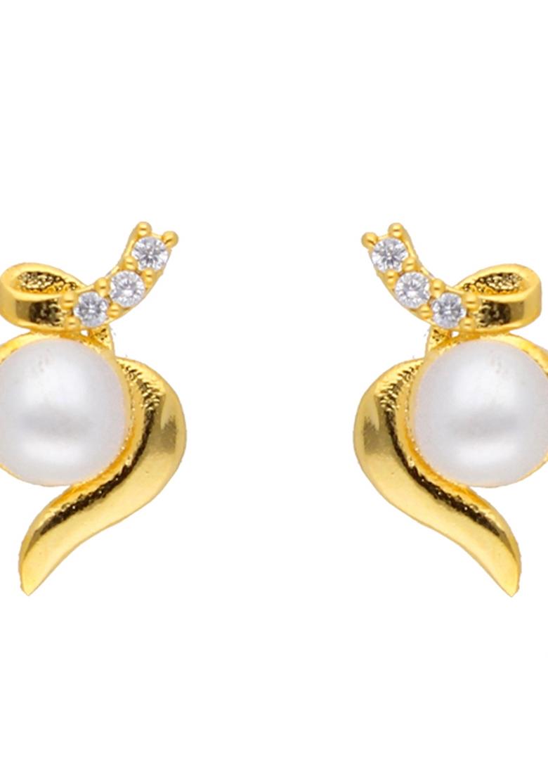 White Gold Plated Alloy Necklace Set - Indya