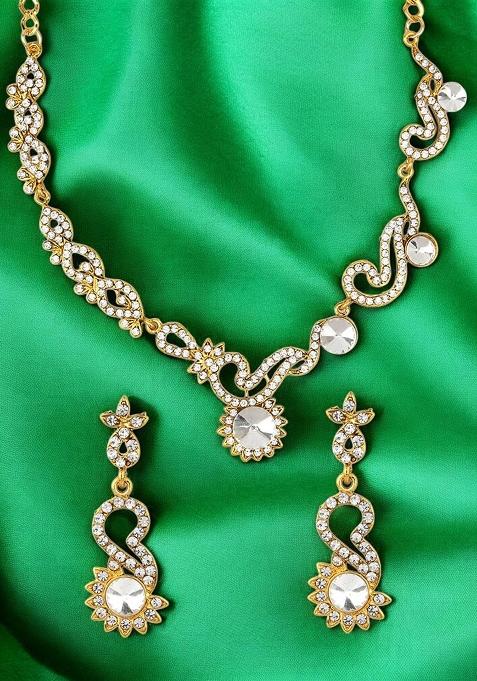 Gold Plated Brass Jewellery Set