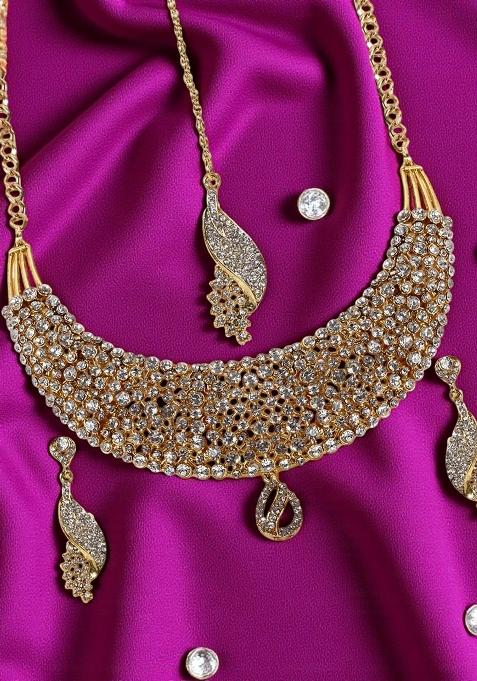 Gold Plated Brass Jewellery Set