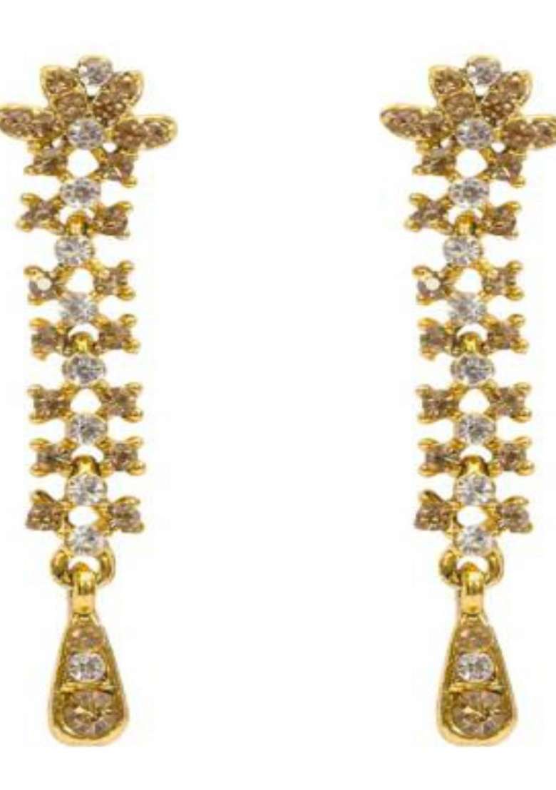 Gold Plated Brass Jewellery Set - Indya