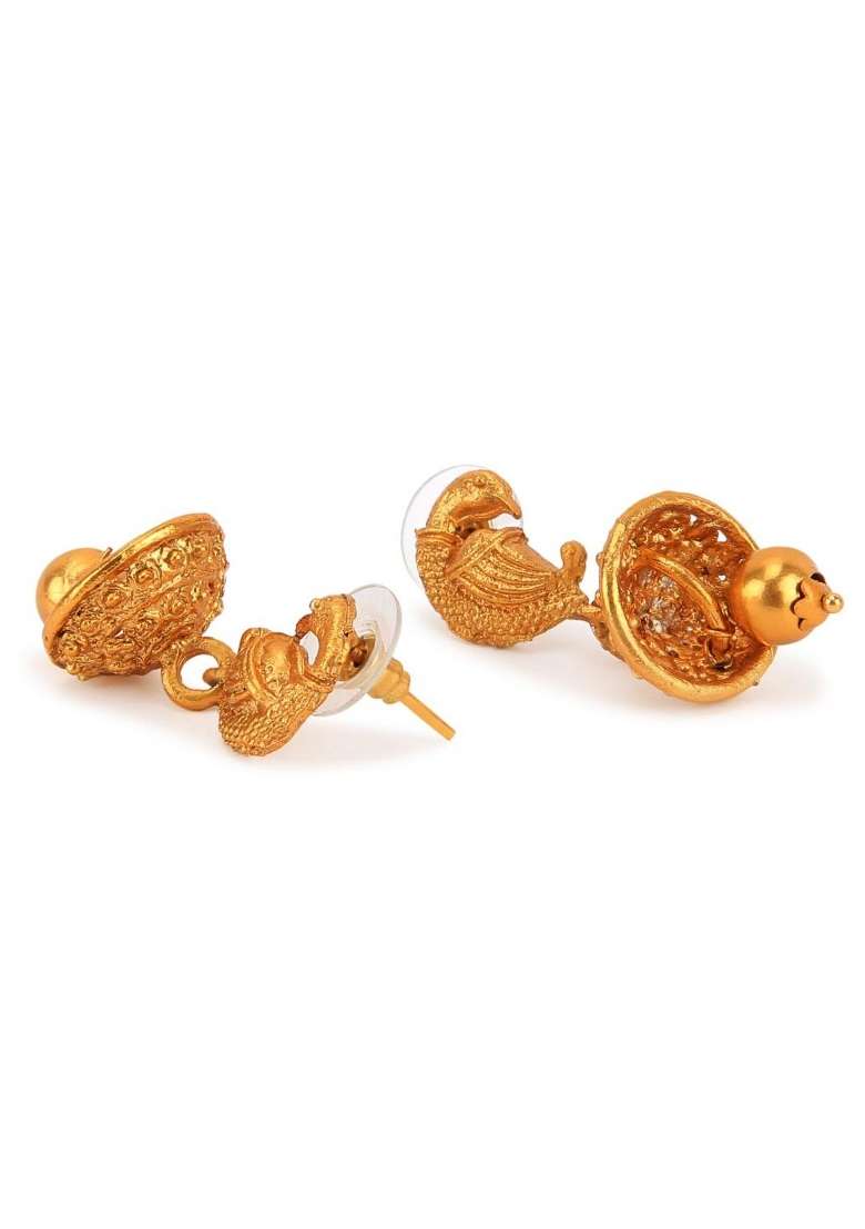 Gold Plated Brass Jewellery Set - Indya