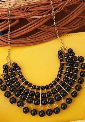 Black Gold Plated Brass Jewellery Set