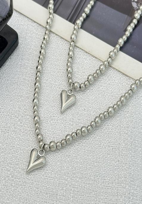 Silver Lobster Clasp Alloy Jewelry Set For Women