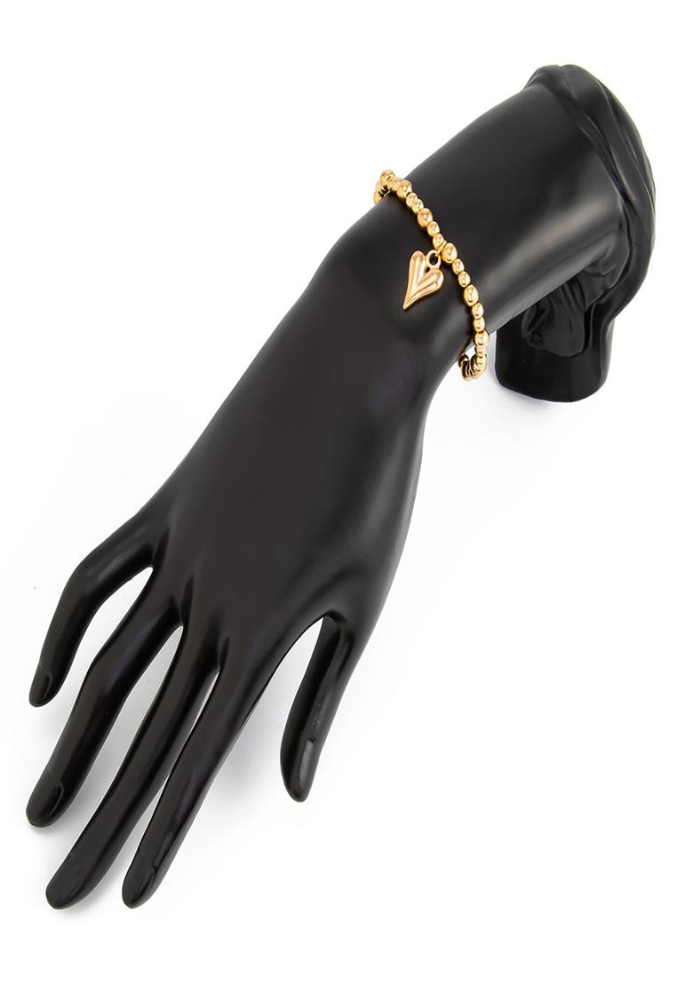 Gold Lobster Clasp Alloy Jewelry Set For Women - Indya