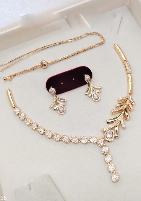 Rose Gold Fancy Alloy Combo Set