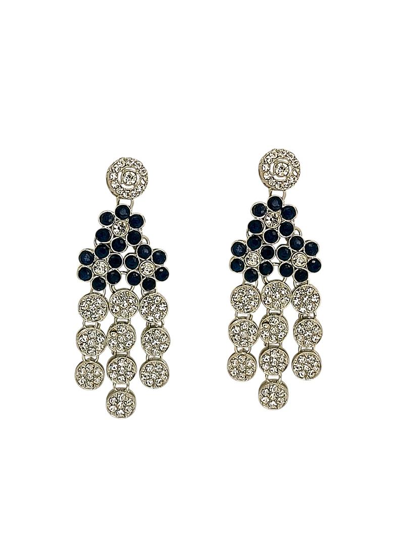 Silver Alloy Necklace Set - Indya