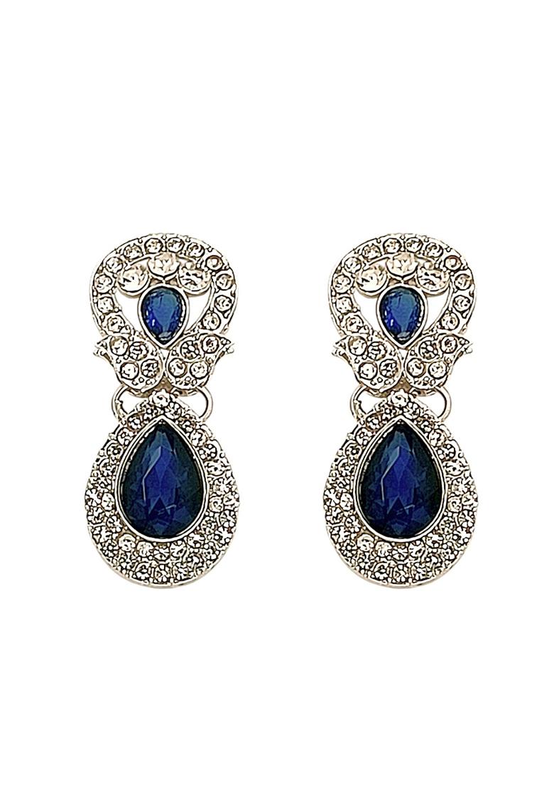 Silver Alloy Necklace Set - Indya