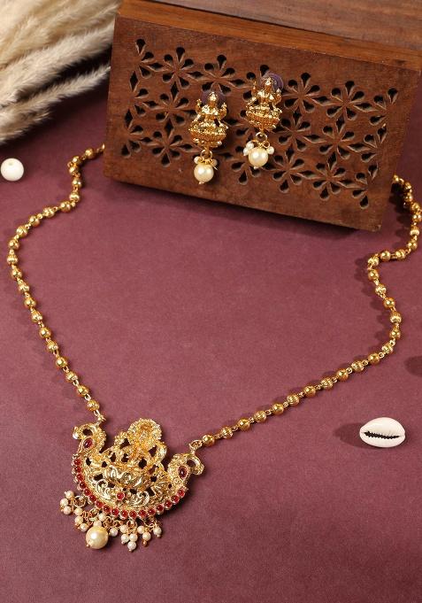 Red Brasso Jewellery Set