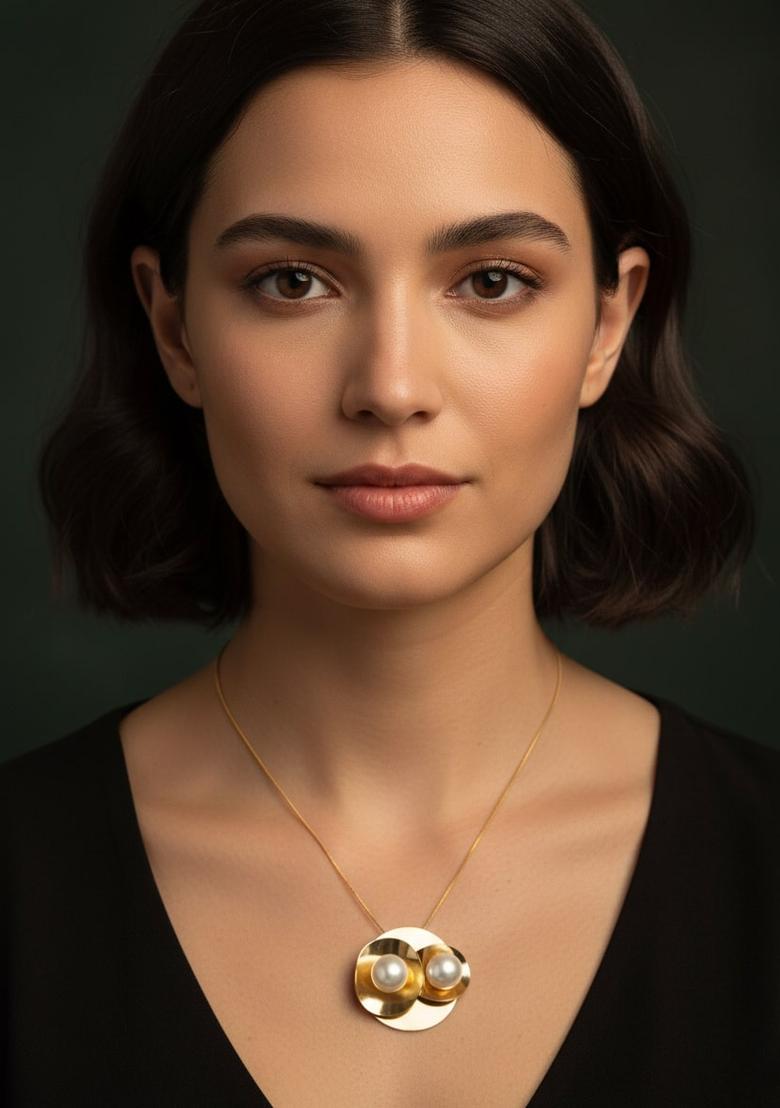 Golden Stainless Necklace - Indya