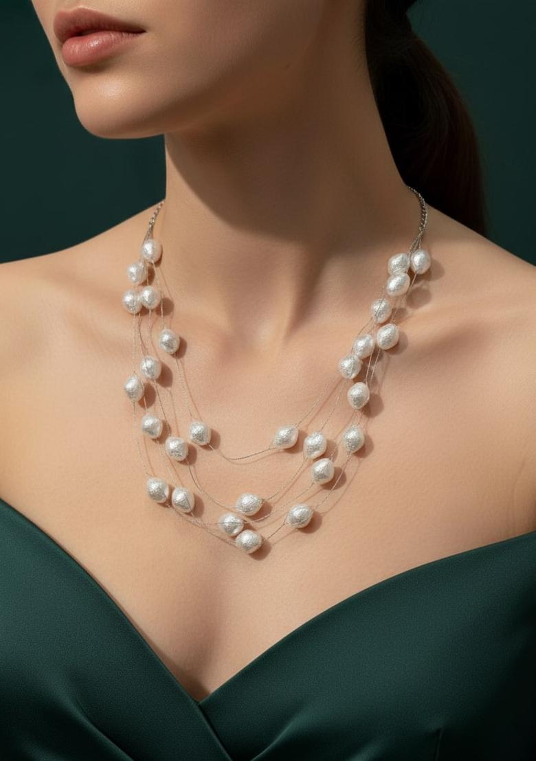 Golden Stainless Necklace - Indya