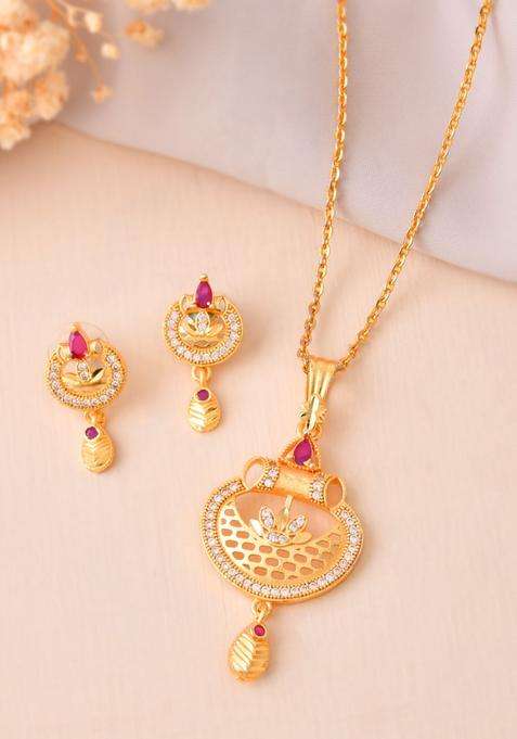 Gold Stainless Steel Pendant