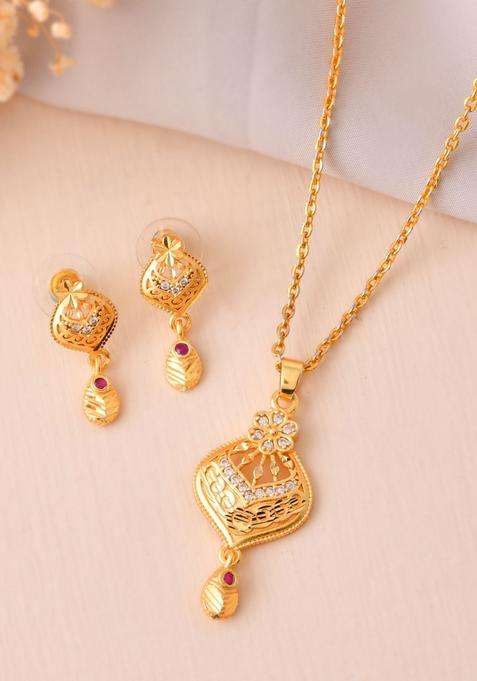 Gold Stainless Steel Pendant