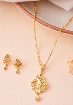 Gold Stainless Steel Pendant