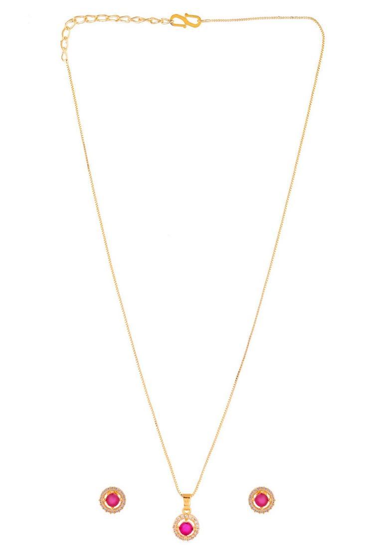 Gold Stainless Steel Pendant - Indya