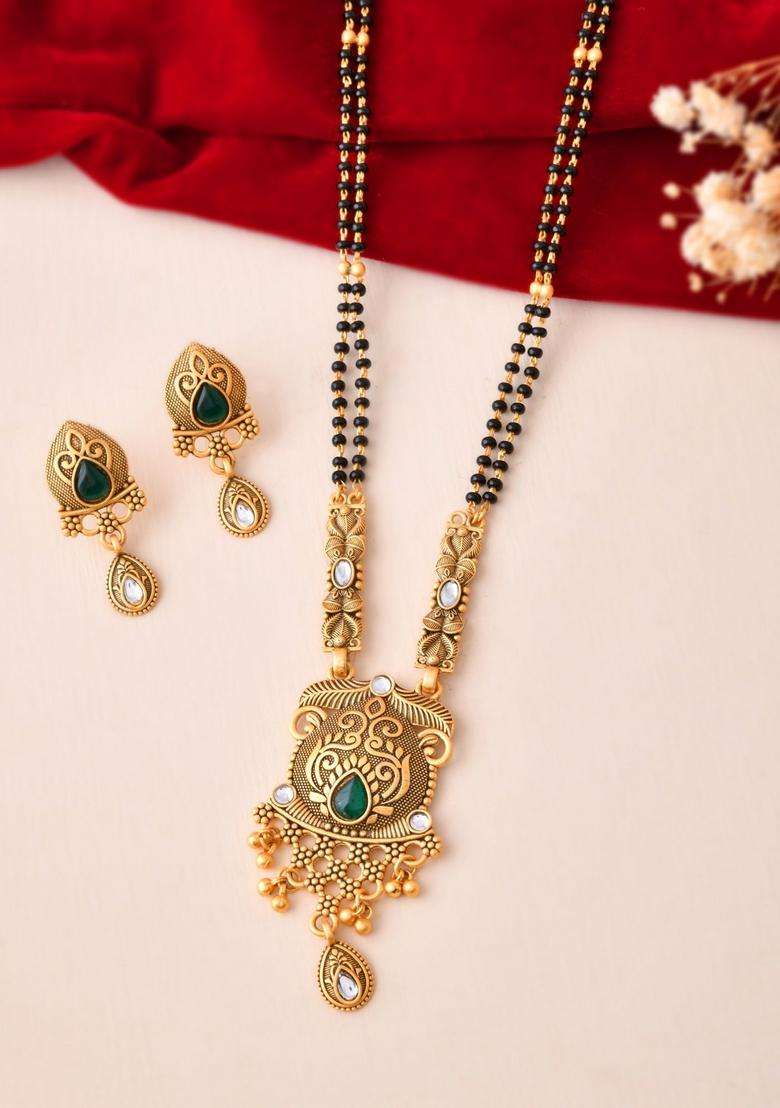 Gold Stainless Steel Mangalsutra - Indya