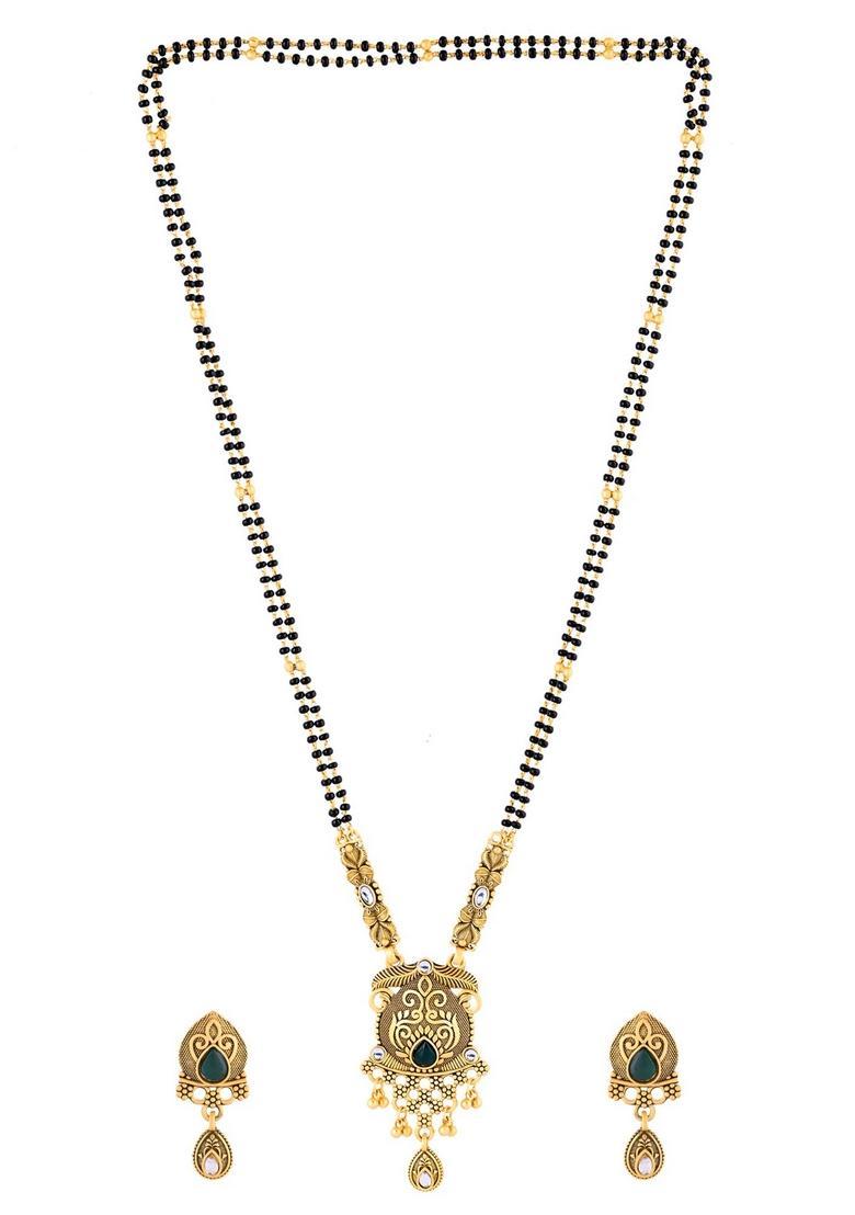Gold Stainless Steel Mangalsutra - Indya