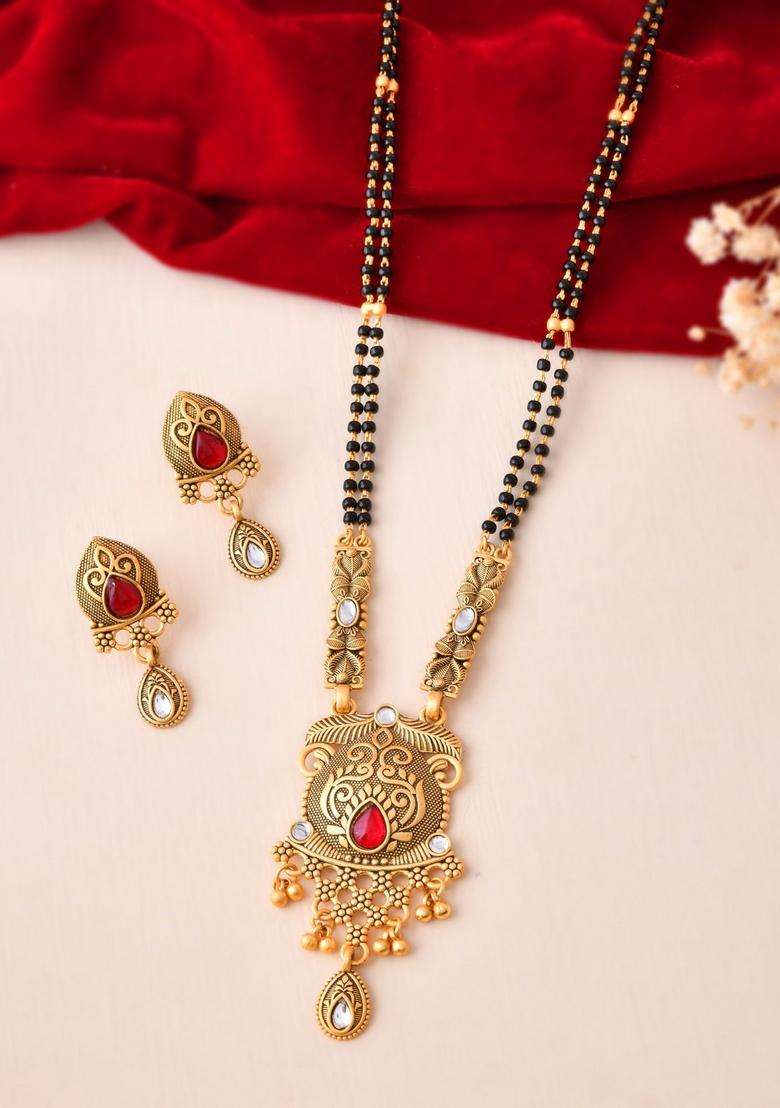 Gold Stainless Steel Mangalsutra - Indya