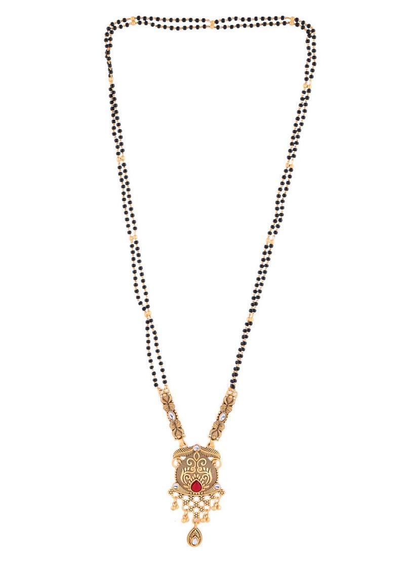 Gold Stainless Steel Mangalsutra - Indya
