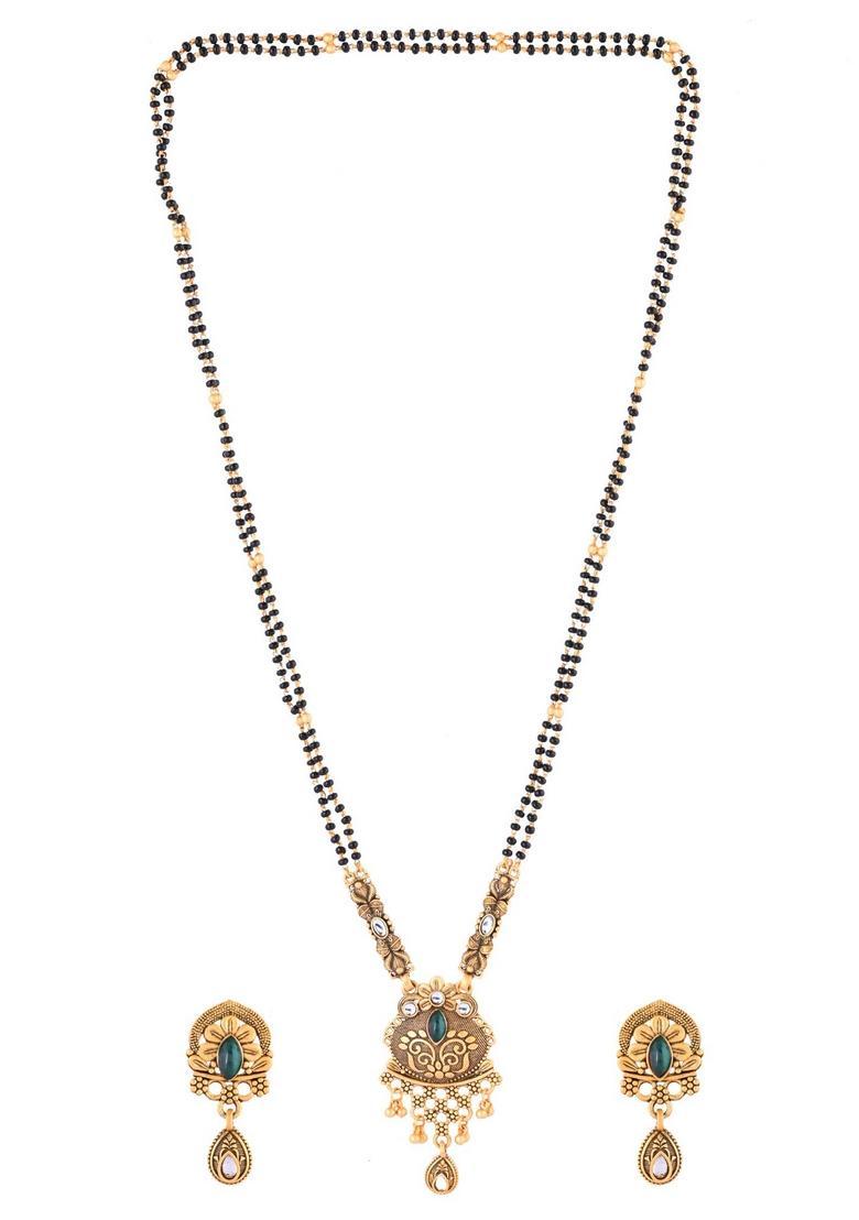 Gold Stainless Steel Mangalsutra - Indya