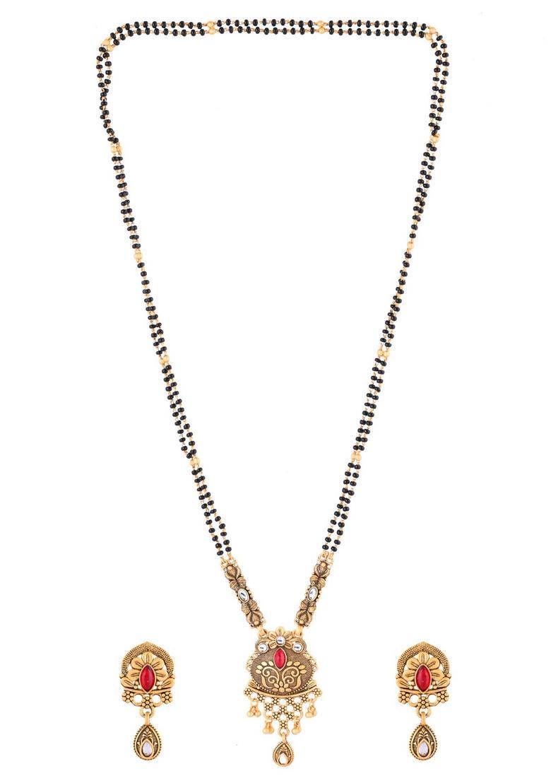 Gold Stainless Steel Mangalsutra - Indya